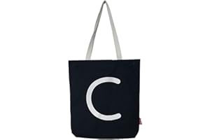 Hello-Bags. Bolso Tote bag inicial con cremallera, forro y bolsillo interior. Exterior: Algodón 100%. Incluye bonito sobre kraft de regalo. Medidas: 37 X 38 cm.