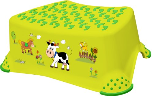 Funy Farm Baby Step Stool Green