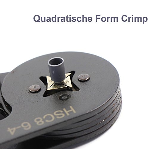 1000Pcs Crimpzange Aderendhülsen Set, Aderendhülsen Crimpen in quadratischer Form, Aderendhülsen Sortiment 0,25-6mm², mehr als 1000tlg - 4