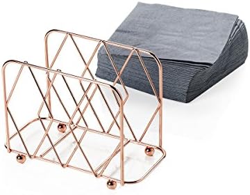 Rectangular Copper Wire napkin rings 15X7X11 cm