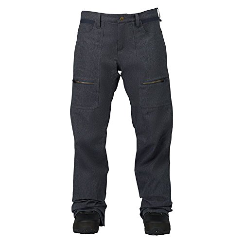 Burton Pantalón de Snowboard, otoño/Invierno, Mujer, Color Tela Vaquera, tamaño XL - Burton