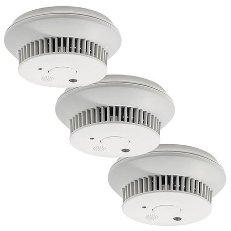 Preisvergleich Produktbild eQ-3 Rauchmelder RM201 mit 10-Jahres-Batterie, 3er-Set