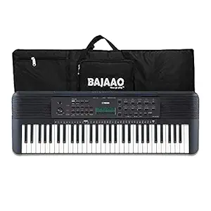 Yamaha PSR-E273 61-Key Portable Keyboard with Power Adapter With Bajaao Bag