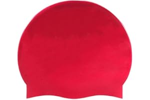 HYCOPROT Kids Swimming Cap 100% Silicone Swimming Hats for Boys And Girls Comfortable And Elastic Waterproof Swim Caps,Elastic Swim Hat For Long Hair And Short Hair