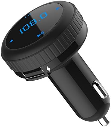 Bluetooth FM Transmitter,Aupolo Wireless Bluetooth Car Kit In-Car MP3 Player Hands free Kit LED Monitor, Dual USB Charging Port U-disk/TF Card Slot for iPhone 7 SE 6s 6s Plus, iPad, HTC Samsung and Smartphone