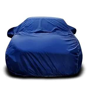 SEBONGO Water Resistant UV Protection Car Body Cover for Renault Kiger with Mirror Pckets UV Ray Dust and Dirt Protection (DB1262-Blue)