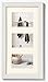 Produktbild walther design HO315V Home Holzrahmen, 3X 10x15 cm, polarweiß