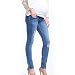 Light Vintage Maternity Jeans Pregnancy Pants (18, Indigo)