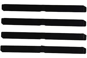 QOXEZY 4Pcs Roof Carrier Cover For Astra H, H Roof Rail Cover Replacement Trim Rack, Plastic Black Roof Rail Cover Replacement Trim Rack, For Astra H 51 87 877 51 87 878