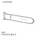 Produktbild MDRW-304 Edelstahl-Boden-Waffen Bad Handlauf WC WC Toilette Griff alt l-förmigen Schutzzaun,Matt