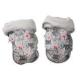 Recomendado lavar a mano Babyline 32000662 - Manoplas para silla de paseo, unisex