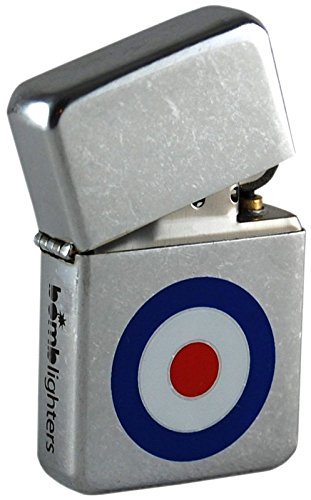 Mod Circle lighter. Street Chrome Finish. Ideal for fans of 60s, 80s mod revival, The Jam etc.