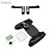 Produktbild Gaming Joystick Griff Halterung Halter + Feuer Knopf Ziel Schlüssel Shooter Gamepads für PUBG für Fortnite Controller - schwarz