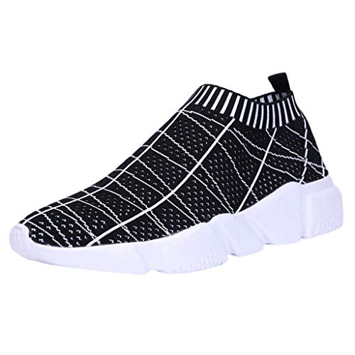 Preisvergleich Produktbild TWISFER Sneaker Herren Laufschuhe Sportschuhe Atmungsaktiv Gemütlich Licht Freizeitschuhe Slip On Schuhe Low-Top Socken Schuhe 39-44