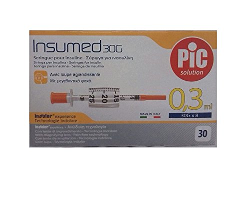 Insulin Syringes 0,3 Ml Insumed 30 Pieces