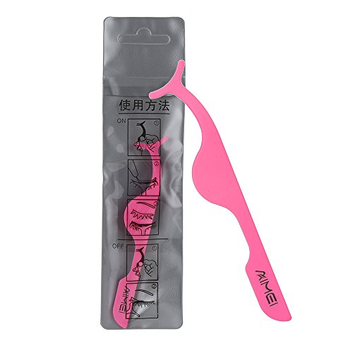 Neverland Pro falsche Wimpern Applicator / Remover-Pinzette Clip Nipper falschem Peitsche-Schonheits-Werkzeug Rosa - 5