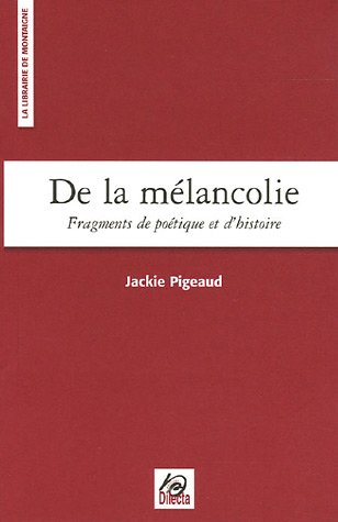Download De la mélancolie Download De la mélancolie