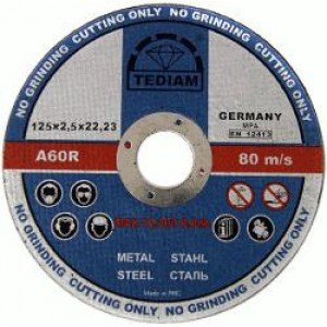 Discos de corte de gran calidad para sierra circular, ultrafinos, 125 x 2,5 mm, discos de corte de acero inoxidable para corte de metales, juego de 10 unidades.