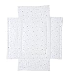 Schardt 132110000 1/679 Laufgittereinlage, 75 x 100 cm, Sternchen, grau