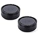 Price comparison product image JJC Body Cap + Rear Lens Cap Set for Leica M Mount Cameras & Leica M Mount Lens System (2 Sets)