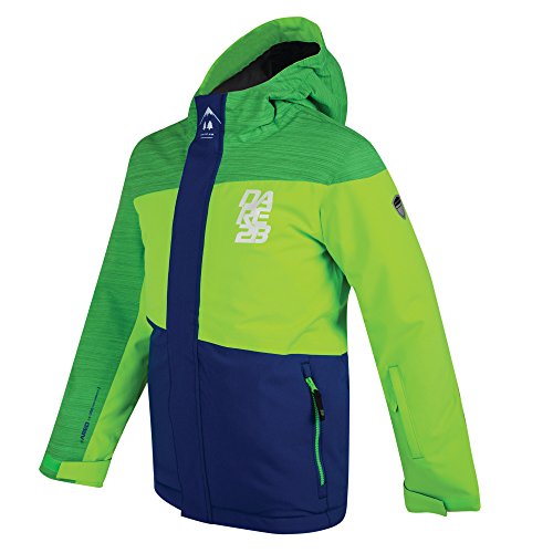 Dare 2b niños Extempore - Chaqueta Impermeable y Aislante para Hombre, Infantil, Color Laser/Acidgr, tamaño Talla 7-8