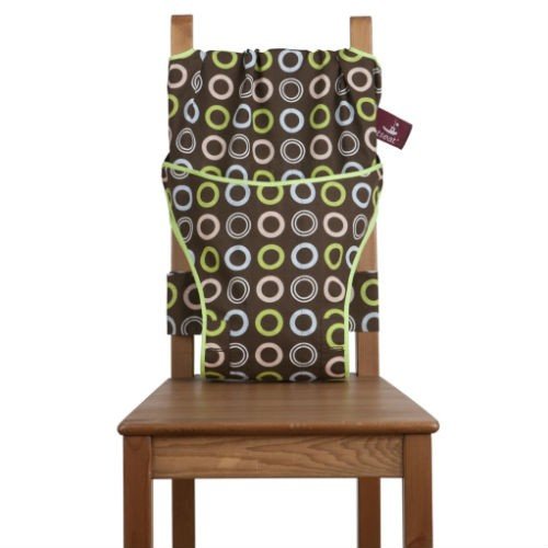 Totseat The Washable Squashable Highchair, Choc Circles