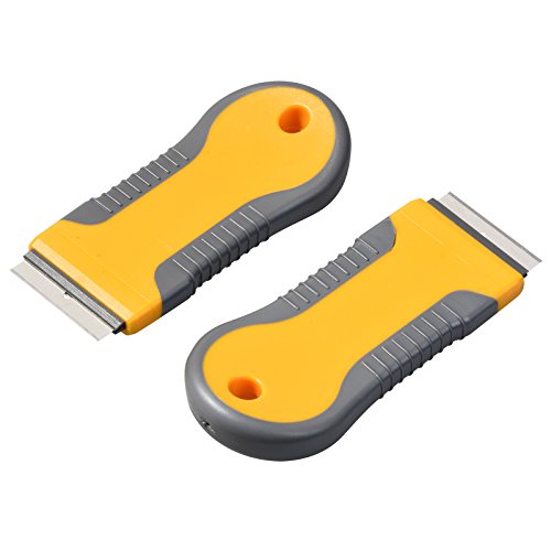 FOSHIO Plastic Retractable Rasierklinge Schaber für Glas Kleber Entferner mit 10 Stück Extra Ersatz Klingen, Profi Fenster Tint Vinyl Wrapping Tools - 5