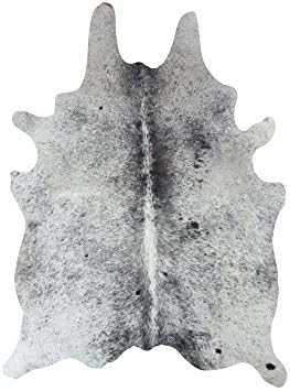 Decohides Cowhide Rug, Black/White