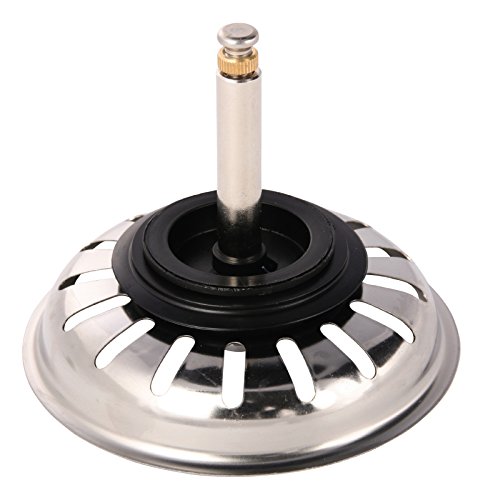 Ventiloberteil für Siebkorbventil | Siebkörbchen | Excenterbedienung | Excenter | Küchenspüle | Chrom | Ø 8 x 48 – 69 mm - 2