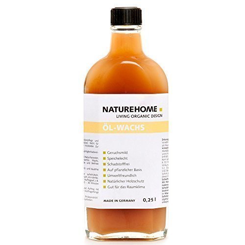 NATUREHOME Öl-Wachs 250 ml Bio Ölbalsam Holzpflegemittel