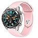 Produktbild Feitb Silikonband Sport Ersatzarmband,Handschlaufe,hautfreundliches, weiches,für Damen, Herren, Mädchen,Uhrenarmband für Huawei Uhr GT Smart Watch 22mm (rosa)