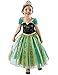 Produktbild Ninimour Mächen Eiskönigin Eiskönigin Prinzessin Cosplay Fasching Kostüm Tutu Kleid 3-8 Jahre Alt (120, Grün)