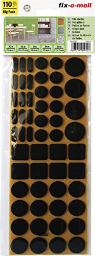 Preisvergleich Produktbild Suki Stück selbstklebend für glatte Böden, 110-teilig, weiß / braun