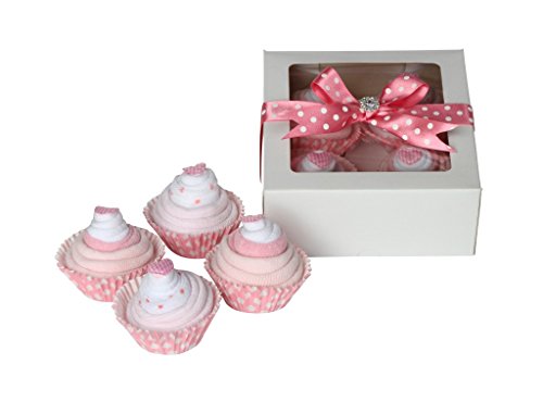 Baby Sock Cupcakes Baby Girl Gift Set / Maternity Gift / Baby Shower / New Arrival Gift / FAST DISPATCH