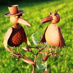 RABE Regenmesser Shabby-Metall Rostoptik