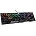 Produktbild Ducky ONE 2 Backlit PBT Gaming Tastatur MX-Red RGB LED - schwa - Tastatur - Rot, DKON1808ST-RDEPDAZT1