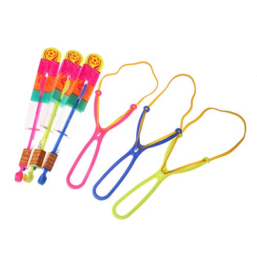 14 Stück LED Schleuder Helikopter | Glühendes Spielzeug Hubschrauber für Kinder | Mitgebsel Geschenk für Kinder Party Geburtstag - 2