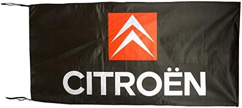 CITROEN BLACK FLAG BANNER 2.5x5 ft 150 x 75 cm
