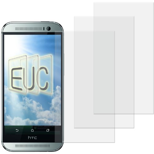 Preisvergleich Produktbild 3 x Displayschutzfolie klar / wie unsichtbar für HTC One M8