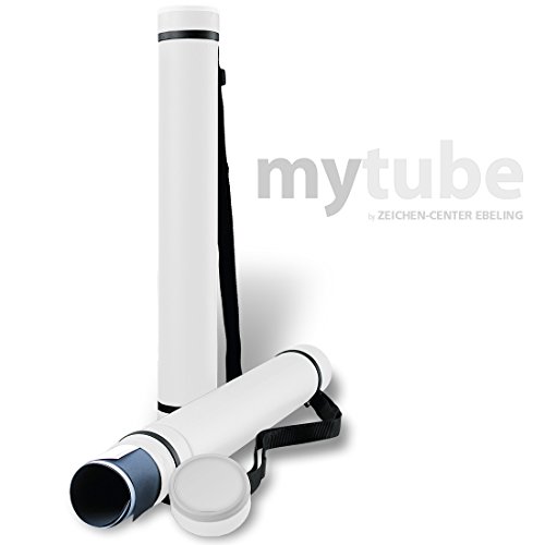 ZEICHEN-CENTER EBELING - ZR66006 Zeichenköcher "myTube" 650-1020mm/80mm - Weiss