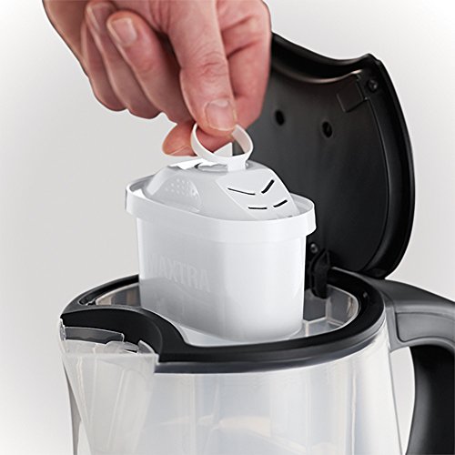 Russell Hobbs 22850-70 Purity Wasserkocher mit integriertem Brita Wasserfilter, elektronische Kartuschenwechselanzeige, 2,200 W - 3