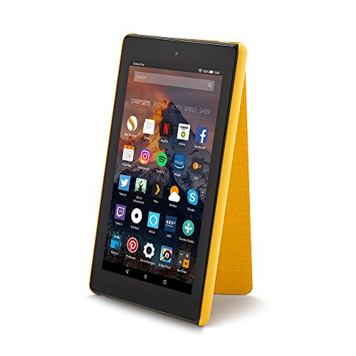 Amazon Fire 7-Hülle (7-Zoll-Tablet, 7. Generation – 2017), Gelb - 2