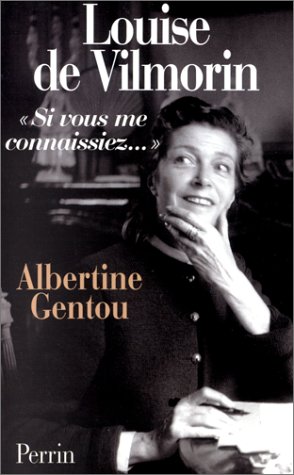 couverture de : Louise de VILMORIN