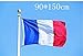 Produktbild Ndier Flagge von Frankreich 5 * 3ft / 150 * 90cm Polyester Flagge Ideal für außen und innen Große französische Flagge