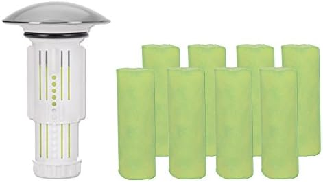Abflussfee Drain-Fairy 00149 Sealing Plug (White, incl. 9 Stones with Apple-Lemon Aroma)