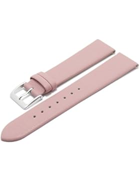Meyhofer EASY-CLICK Uhrenarmband Donau 20mm rosa Leder glatt ohne Naht Made in Germany My2gfml4002