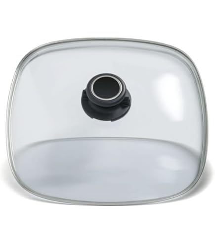 LOTUS Sicherheits-Glasdeckel 26 Cm Ø - Mit Edelstahlring, Backofen- & Spülmaschinenfest - Für Pfannen, Töpfe, Bräter