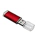 Produktbild QinMM 2GB USB 2.0 Flash-Laufwerk Metall Flash Speicher Stick Speicher Daumen U Scheibe (Rot)