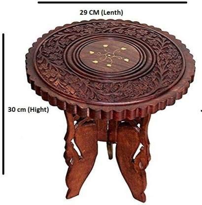 DECORVAIZ Sheesham Wooden Classic Modern End Coffee Table for Living Room - Brown - Image 3