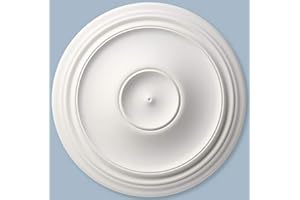 ARKIFACE NMC Arabella Ceiling Rose Lightweight Resin 51cm x 5cm Paintable Easy Fix